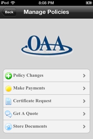 OAA Insurance screenshot 2