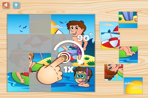 Activity Jigsaw Puzzle - School and Preschool Learning Game for Kids and Toddlers (Themes: Birds, Farm Life, Africa, Holiday & Vacation) screenshot 2