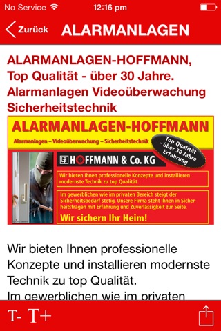 HOFFMANN SICHERHEITSTECHNIK EINBRUCHSCHUTZ screenshot 3