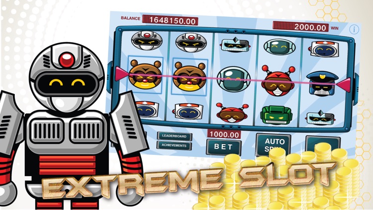 Robotic Cute Slot 777 alpha slot machine - Play tiny jackpot roulette with steel robot