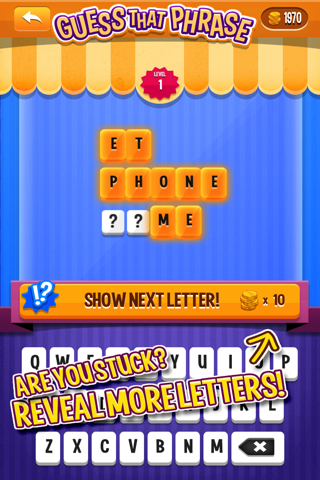 Find The Phrase: a quiz app for word game fans! screenshot 3