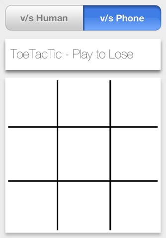 Toe Tac Tic - The Reverse Tic Tac Toe screenshot 3