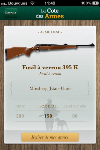 La Cote des Armes par le Chasseur Français screenshot 3