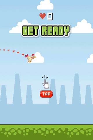 Flying Chicken - Crossing Pipes screenshot 2