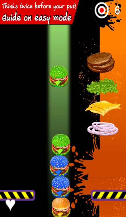 Baked Hamburgers - Build a tower top building game blocks screenshot-3