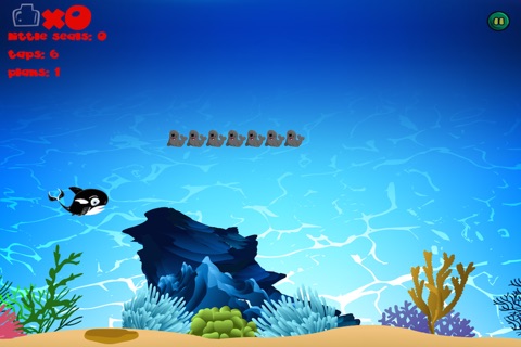 Orca Trail's Play Whale FREE - Sea Ocean Reef Swimmer Game For Toddlers & Kids screenshot 2
