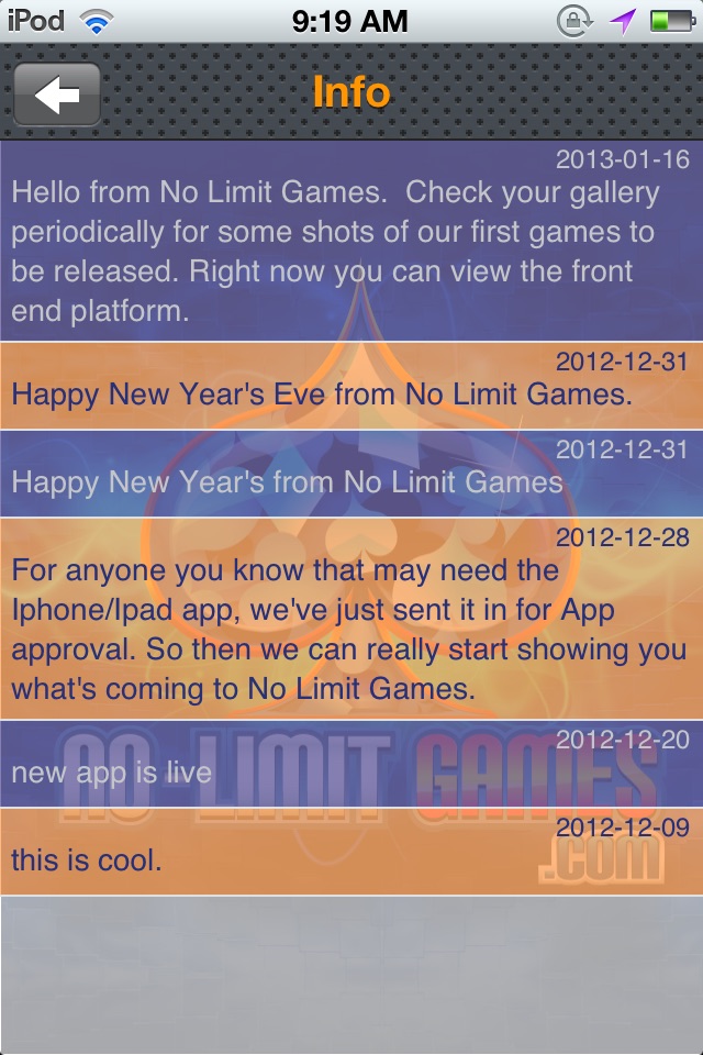 Welcome to No-Limit Games screenshot 4