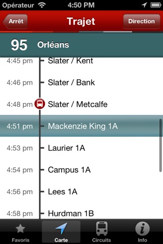 OC Transpo screenshot 3