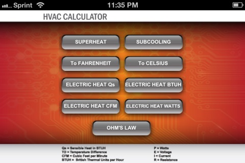 HVAC Calculator screenshot 2