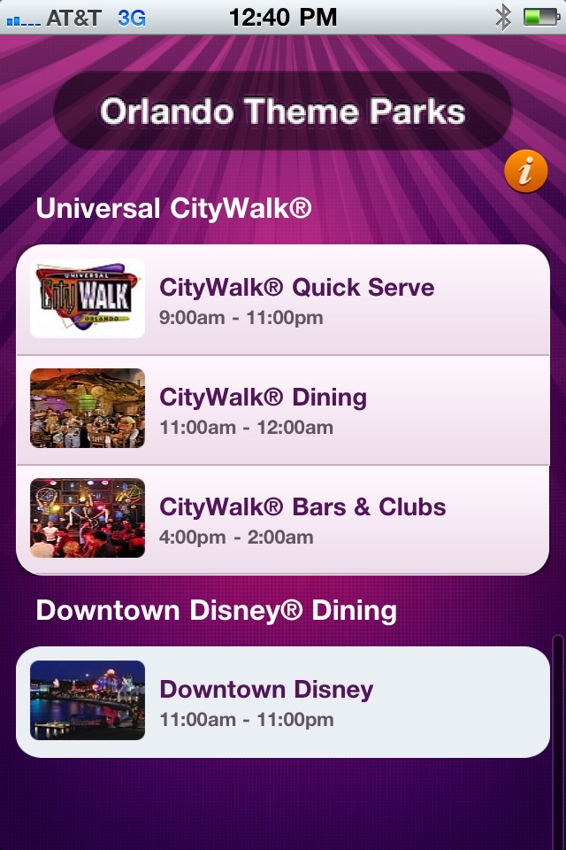 Disney World Wait Times, Hours, Maps and Dining by Apptasmic.com screenshot 4