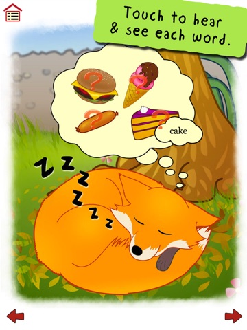 Ferdinand Fox’s Big Sleep - interactive rhyming story book app for kids screenshot 4