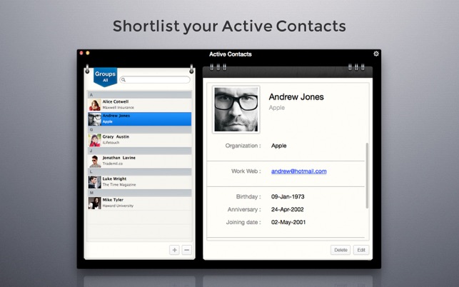 Active Contacts