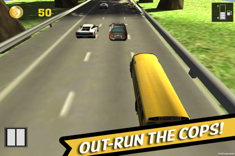 A Crazy School Bus Driver: High Speed Race Track Game Free screenshot 2