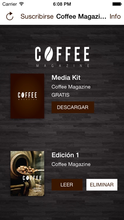 Coffee Magazine Newsstand
