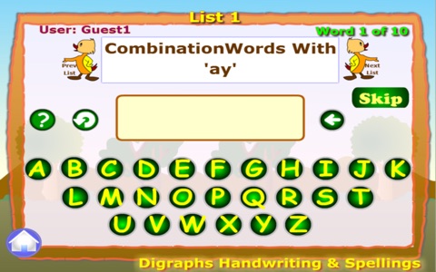 Digraphs Writing pad and Spellings For Preschoolers screenshot 4