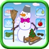 Snowman Festive Dressing up Game for Kids