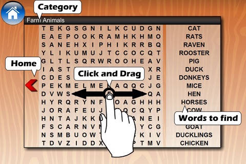 Word Search Game (Biology) screenshot 3