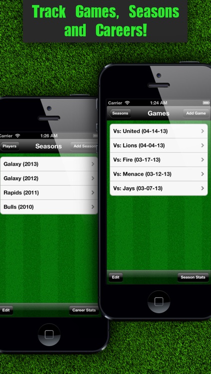 Soccer Stats Tracker Touch