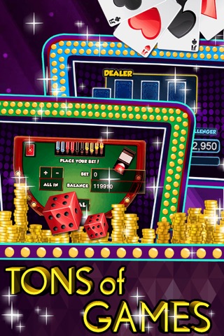 New Slots Machines Game - Unblock The Blackjack Casino-Style And Texas Poker screenshot 3