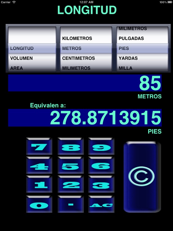 Convertidor Universal de Unidades de medicion