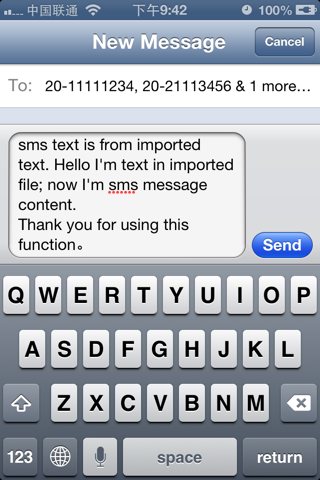 Group SMS&Mail  (Group Message,Group SMS Main Tool for you) screenshot 3
