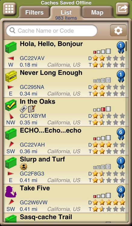 Geocaching with Geosphere screenshot-3