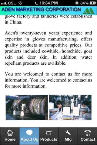 Aden marketing Corp screenshot 2