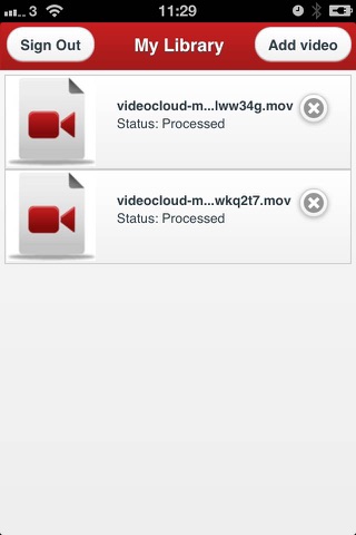 VideoCloud screenshot 3