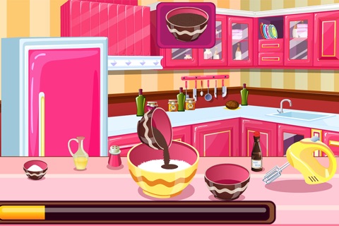 Ice cream cake maker - Cook a delicious cake and add Ice cream on top. screenshot 3