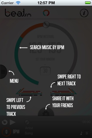 Beat.FM - your exercise radio and DJ ideally for running, jogging and workout screenshot 2