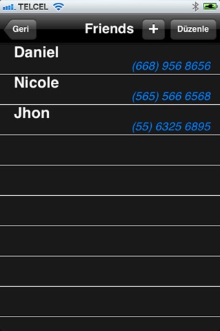 SMS group contacts screenshot 2