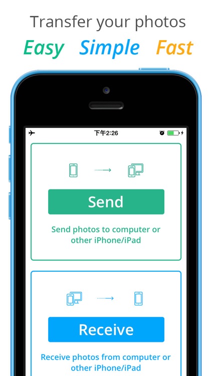 Photo Transfer Pro - Upload and download photos and videos wireless via WiFi screenshot-0