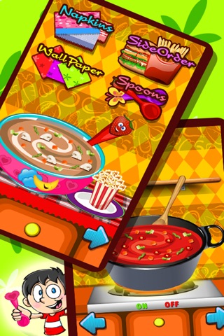 Soup Maker – free hot organic cooking game for burger, pizza and cake lovers screenshot 3