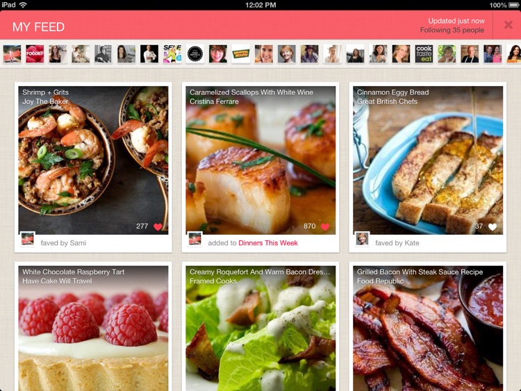 Foodily for iPad: Recipe Sharing With Friends