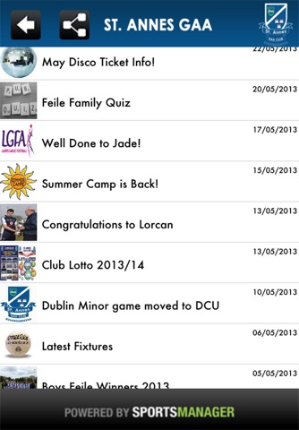 St Annes GAA Official App screenshot 3