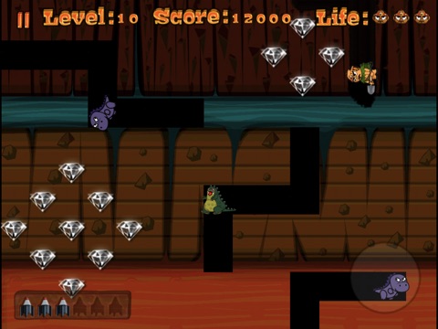 Cave Digger HD screenshot 2