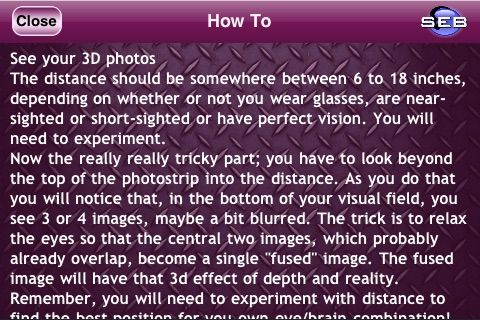 3D photo - Make your own 3D stereo photos screenshot 4