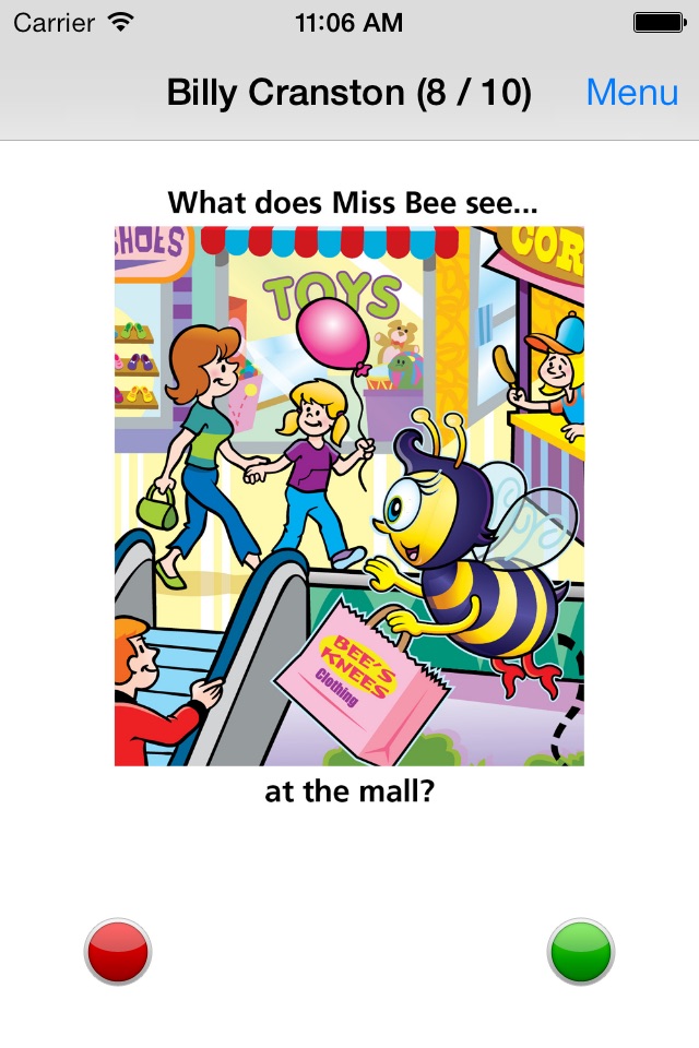 What Does Miss Bee See? Fun Deck screenshot 2