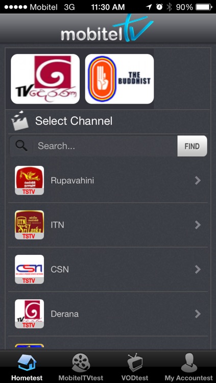 MobitelTV for iPhone