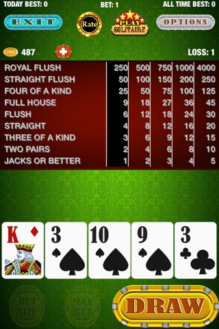 Go for Gold - Video Poker - Free screenshot 2