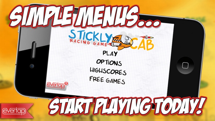 Free Stickly Cab Racing Game screenshot-4