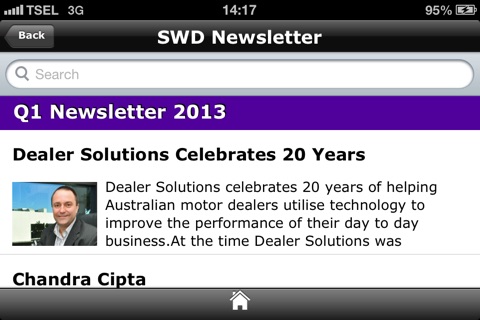 Mitrais SWD Newsletter for iPhone screenshot 3