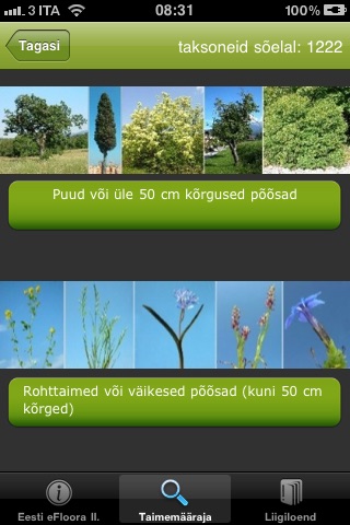 Eesti eFloora II. Puit- ja rohttaimed (Estonia) screenshot 3
