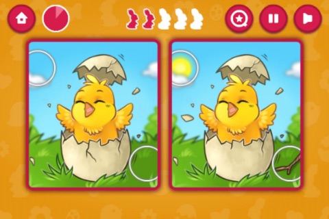 Easter Spot the Differences Lite screenshot 2