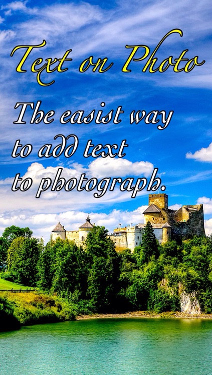 Text on Photo