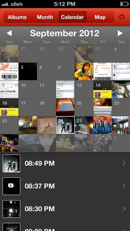 PhotoCal - Sorting photos by date