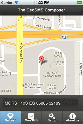 The GeoSMS Composer for iPhone screenshot 2