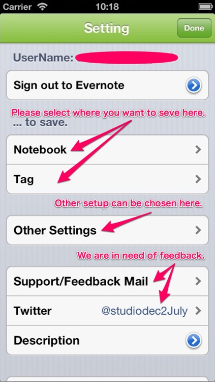 MusicEver - A music life log is memorized to Evernote®.