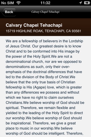 Calvary Chapel Tehachapi app screenshot 3