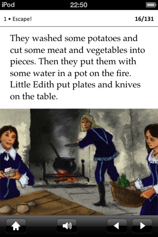 The Children of the New Forest: Oxford Bookworms Stage 2 Reader (for iPhone) screenshot 2